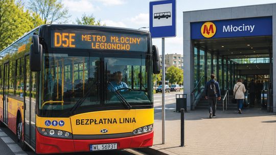 Nowa bezpłatna linia autobusowa połączy Legionowo z warszawskim metrem