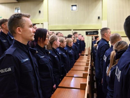110 nowych policjantów rozpoczęło szkolenie