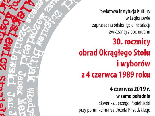 4 czerwca 1989 - 4 czerwca 2019. Zapraszamy!