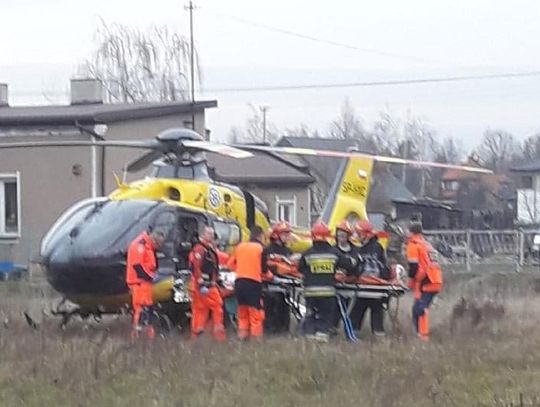 CHOTOMÓW. Ratownik 12 uratował mężczyznę