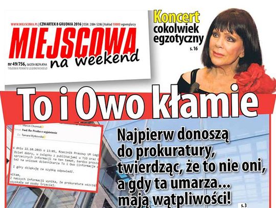DZIWIĘ SIĘ. Zabrakło wiedzy i rzetelności, czyli oszczerstwa w „Miejscowej”