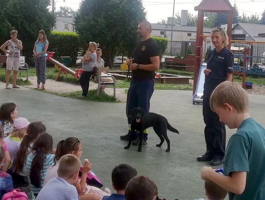 JABŁONNA. "Bezpieczne Wakacje 2018" - zajęcia dla dzieci