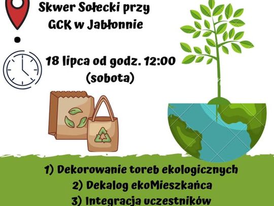 JABŁONNA. Cykl Warsztatów ekologicznych dla dzieci i młodzieży