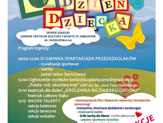 JABŁONNA. Dzień dziecka w Jabłonnie