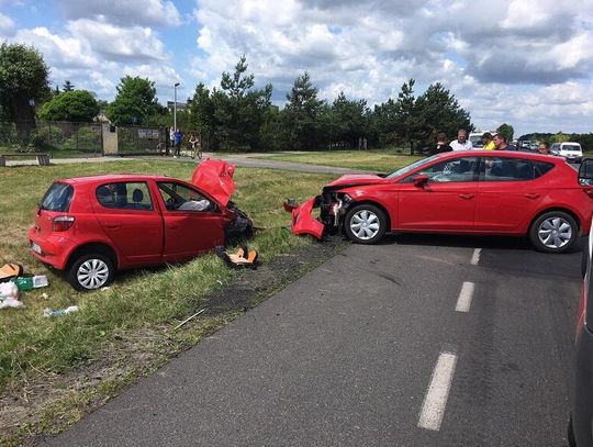 JABŁONNA. Karambol w Skierdach. Ranna 33-letnia kobieta