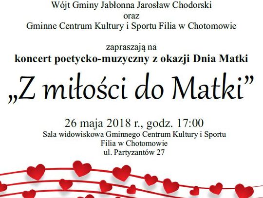 JABŁONNA. Koncert - "Z miłości do Matki"