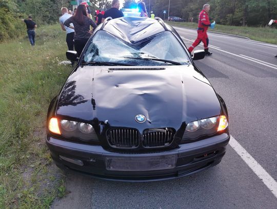 JABŁONNA. Nie żyje rowerzysta, kierowca BMW zatrzymany