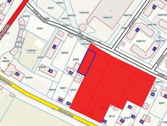 JABŁONNA. Nowe osiedle bloków i szeregowców przy Kauflandzie i Obi