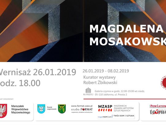 JABŁONNA. Wernisaż wystawy Magdaleny Mosakowskiej