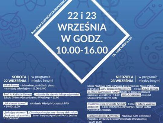 JABŁONNA. XXII Festiwal Nauki "Sapere Aude".
