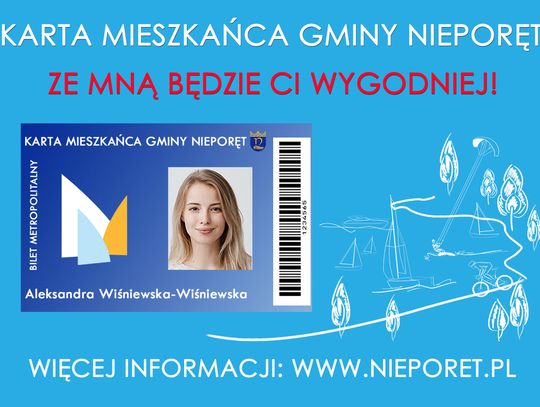 Karta Mieszkańca Gminy Nieporęt – program korzyści rusza 1 lutego