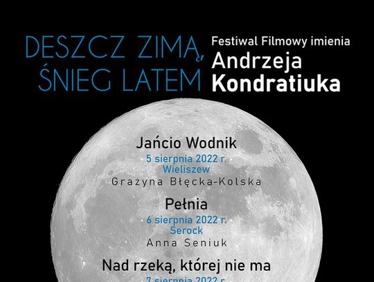 KULTURA. Festiwal Filmowy imienia Andrzeja Kondratiuka - Deszcz zimą, śnieg latem