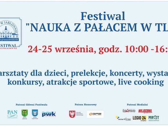 KULTURA. Festiwal „NAUKA Z PAŁACEM W TLE”