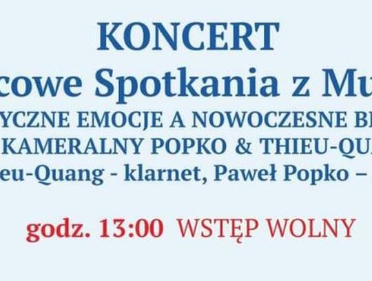 KULTURA. Recital kameralny POPKO & THIEU-QUANG DUO i wykład "Laser - potęga światła"