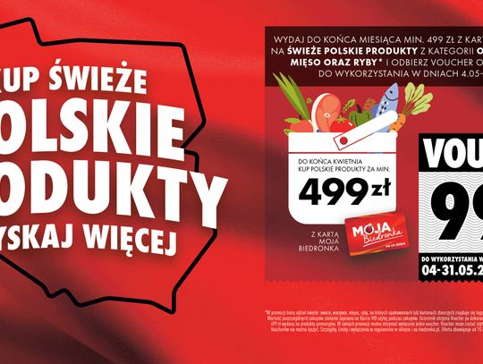 Kwiecień miesiącem polskich produktów świeżych w Biedronce