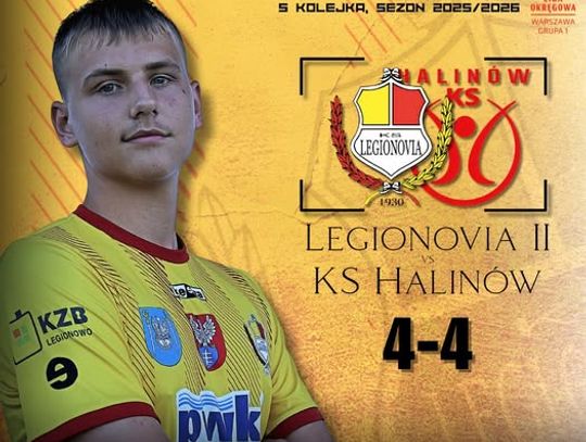 Legionovia II zremisowała w ośmiobramkowym widowisku
