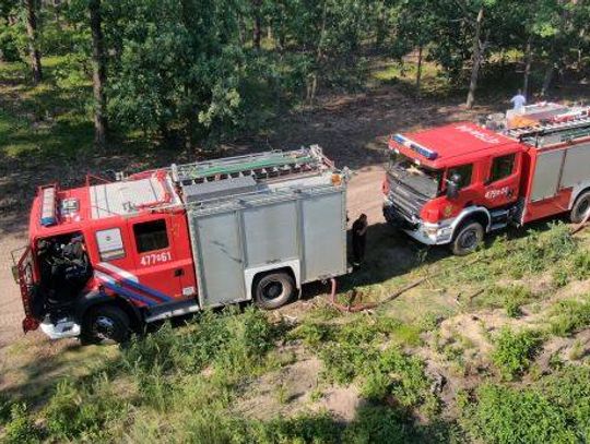 LEGIONOWO. 12 zrzutów wody, 3 samoloty i spalone 4 ha lasu - podsumowanie pożaru lasu przy Zakopiańskiej