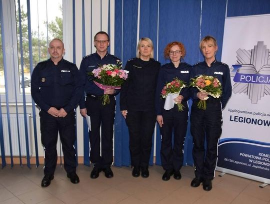 LEGIONOWO. Awanse w Policji z okazji Dnia Kobiet