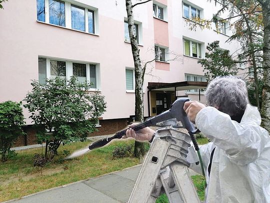 LEGIONOWO. Chlorem na bloki?
