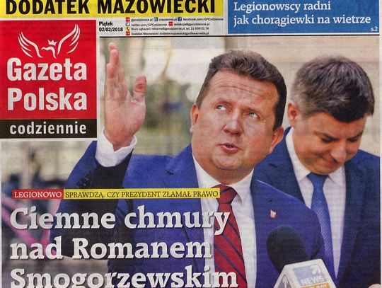LEGIONOWO. Ciemne chmury nad Romanem Smogorzewskim - Sprawdzą, czy prezydent złamał prawo