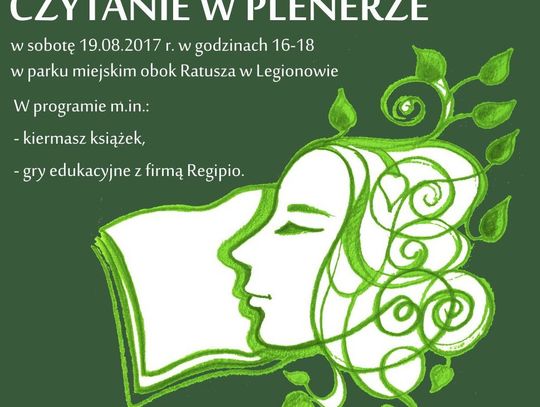 LEGIONOWO. Czytanie w plenerze