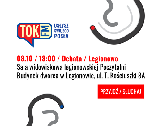 LEGIONOWO. Debata: Grabiec, Mordak, Rozenek, Uściński - w legionowskiej poczytalni