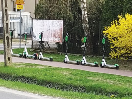 LEGIONOWO. Hulajnogi i rowery na ulicach miasta