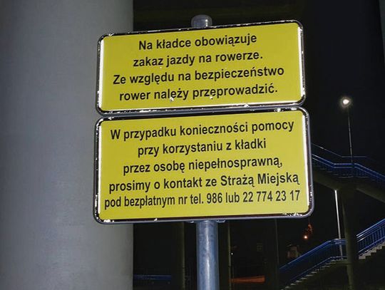 LEGIONOWO. Kładka w oparach absurdu