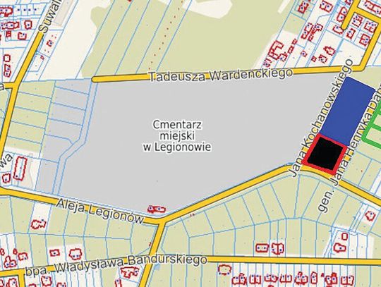 LEGIONOWO. Kombinują przy cmentarzu