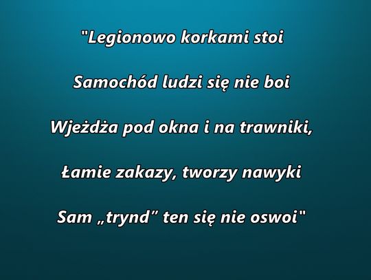 LEGIONOWO. Limeryki na koniec roku [Część III] - czyli minął rok w Legionowie