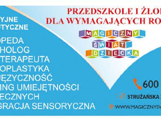 LEGIONOWO. Magiczny Świat Dziecka - przedszkole z misją