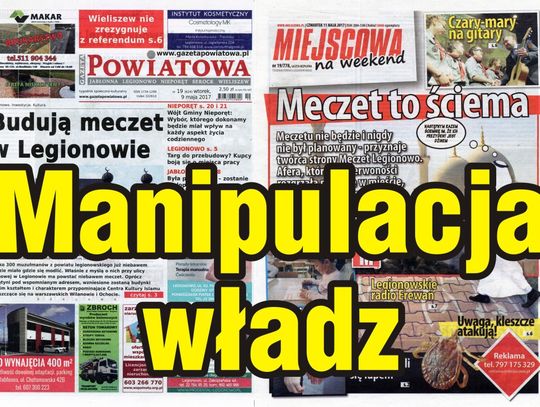 LEGIONOWO. Meczet – czyli ordynarna manipulacja władz miasta