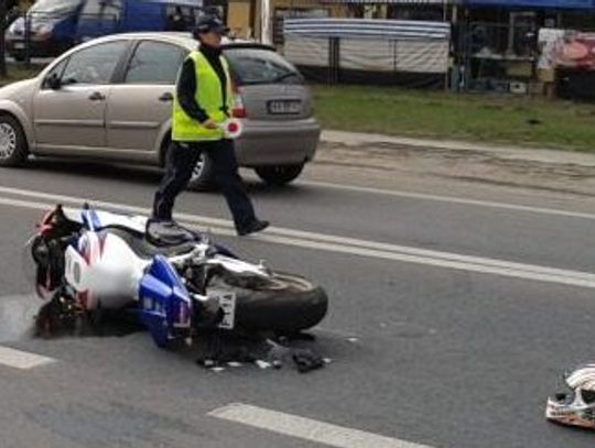 LEGIONOWO. Motocykl potrącił pieszą