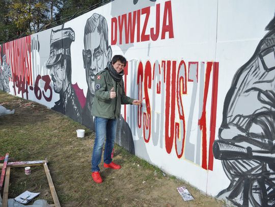 LEGIONOWO. Mural – patriotyczny i najdłuższy w Europie