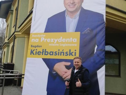 LEGIONOWO. Najwyższy baner w mieście