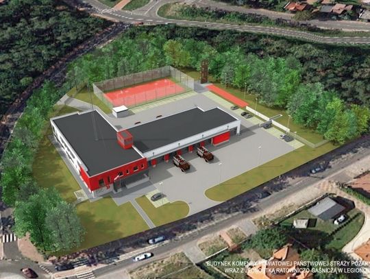 LEGIONOWO. Nowa siedziba straży pożarnej coraz bliżej