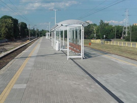 LEGIONOWO. Nowy peron na stacji Legionowo Piaski