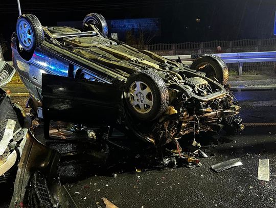 LEGIONOWO. Pijany kierowca sprawcą wypadku przy CSP