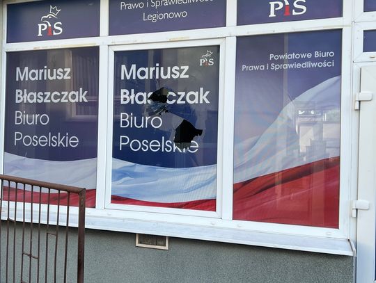 LEGIONOWO. Policja zatrzymała podejrzanego o wybicie szyb