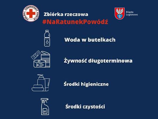 LEGIONOWO. Pomoc dla poszkodowanych: Ratusz ogłasza zbiórkę na rzecz powodzian