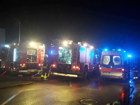 LEGIONOWO. Pożar na słonecznej. Starsza kobieta trafiła do szpitala