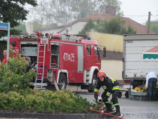 LEGIONOWO. Pożar na zapleczu sklepu