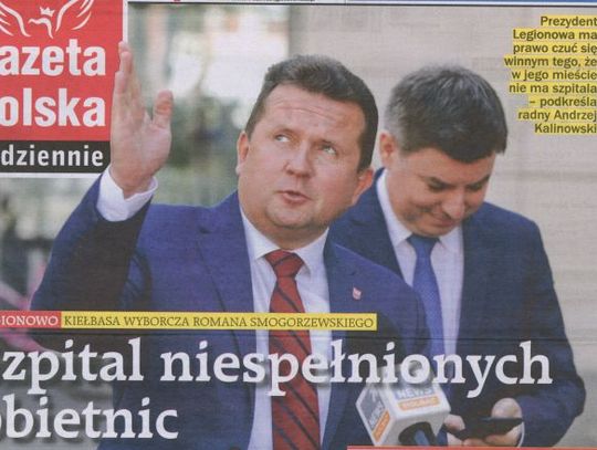 LEGIONOWO. Prezydent ma prawo czuć się winnym