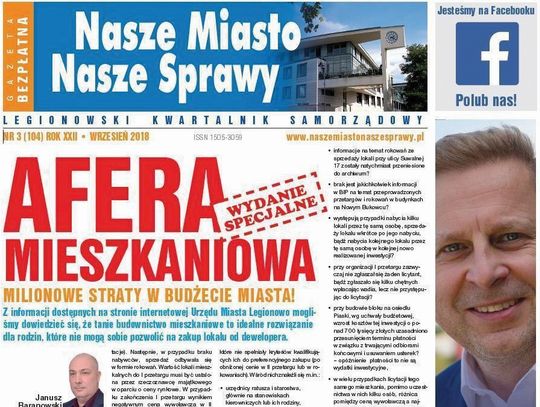 LEGIONOWO. Proces w trybie wyborczym Porozumienie Samorządowe vs. Nasze Miasto Nasze Sprawy