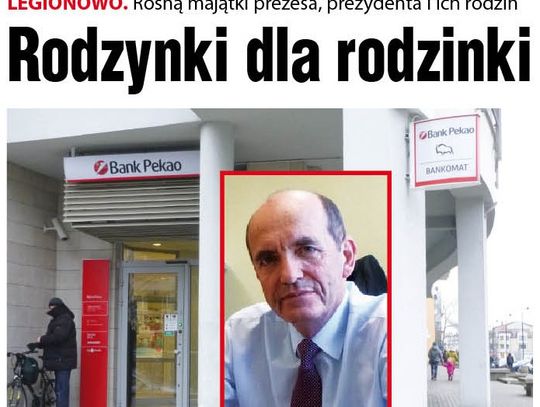 LEGIONOWO. Rodzynki dla rodzinki (prezesa)