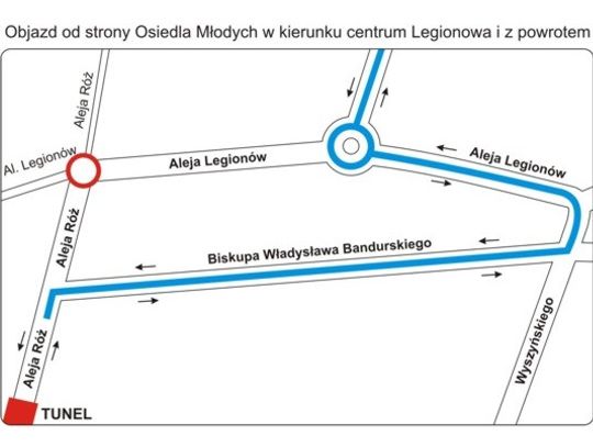 LEGIONOWO. Rusza budowa ronda na skrzyżowaniu Al. Róż i Al. Legionów