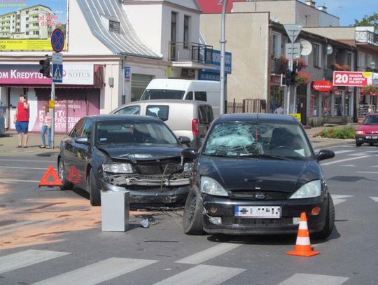 LEGIONOWO. Stłuczka w centrum miasta - utrudnienia