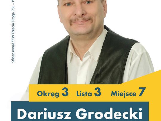 LEGIONOWO. „W czasie mojej pracy operatora NIKT nie zginął na ulicach Legionowa” – DARIUSZ GRODECKI – kandydat do RADY MIASTA