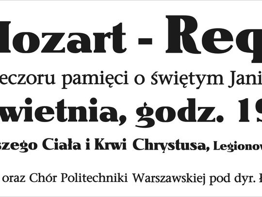 LEGIONOWO. Wieczór pamięci św. Jana Pawła II