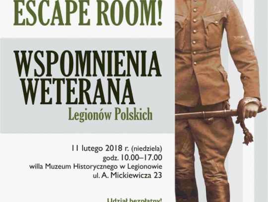 LEGIONOWO. Wspomnienia weterana - Historyczny Escape Room